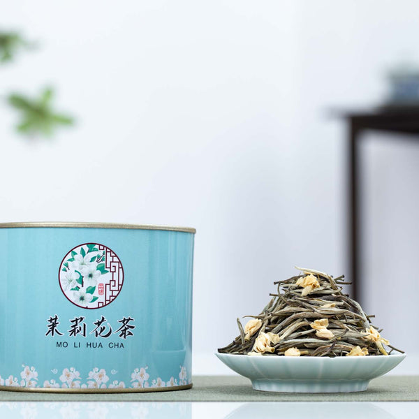 Jasmine Tea Infused with the Fragrance of White Yulan Flower (50g*2)- Yunnan Jasmine Flower Tea